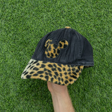 Load image into Gallery viewer, Animal Kingdom Disney Mickey Mouse Leopard Print Faux 6-Panel Cap - One Size