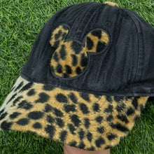 Load image into Gallery viewer, Animal Kingdom Disney Mickey Mouse Leopard Print Faux 6-Panel Cap - One Size
