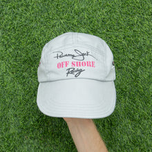 Load image into Gallery viewer, Panama Jack Off Shore Racing S-12 Boat Grey Long Brim 5-Panel Fitted Cap - One Size