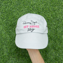 Load image into Gallery viewer, Panama Jack Off Shore Racing S-12 Boat Grey Long Brim 5-Panel Fitted Cap - One Size