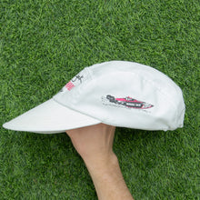 Load image into Gallery viewer, Panama Jack Off Shore Racing S-12 Boat White Long Brim 5-Panel Fitted Cap - One Size