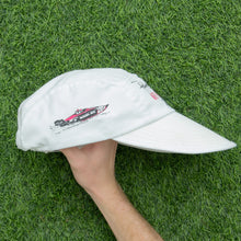 Load image into Gallery viewer, Panama Jack Off Shore Racing S-12 Boat White Long Brim 5-Panel Fitted Cap - One Size