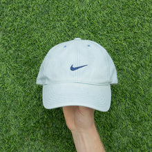 Load image into Gallery viewer, 2002 Nike Small Swoosh Embroidered Baby Blue Two Tone 6-Panel Snapback Cap - One Size (S)