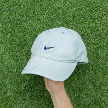 Load image into Gallery viewer, 2002 Nike Small Swoosh Embroidered Baby Blue Two Tone 6-Panel Snapback Cap - One Size (S)