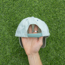 Load image into Gallery viewer, 2002 Nike Small Swoosh Embroidered Baby Blue Two Tone 6-Panel Snapback Cap - One Size (S)