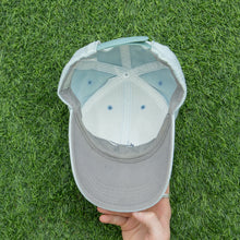 Load image into Gallery viewer, 2002 Nike Small Swoosh Embroidered Baby Blue Two Tone 6-Panel Snapback Cap - One Size (S)