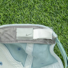 Load image into Gallery viewer, 2002 Nike Small Swoosh Embroidered Baby Blue Two Tone 6-Panel Snapback Cap - One Size (S)