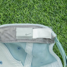 Load image into Gallery viewer, 2002 Nike Small Swoosh Embroidered Baby Blue Two Tone 6-Panel Snapback Cap - One Size (S)