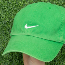 Load image into Gallery viewer, Nike Small Swoosh Embroidered Green 6-Panel Snapback Cap - One Size