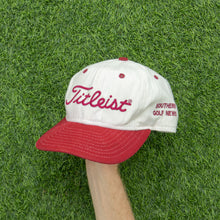 Load image into Gallery viewer, Titleist New Era Southern Golf News Embroidered Three Tone 6-Panel Cap - One Size