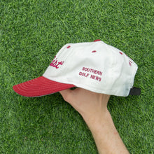 Load image into Gallery viewer, Titleist New Era Southern Golf News Embroidered Three Tone 6-Panel Cap - One Size
