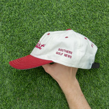 Load image into Gallery viewer, Titleist New Era Southern Golf News Embroidered Three Tone 6-Panel Cap - One Size