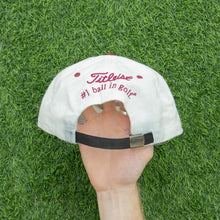 Load image into Gallery viewer, Titleist New Era Southern Golf News Embroidered Three Tone 6-Panel Cap - One Size