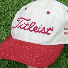 Load image into Gallery viewer, Titleist New Era Southern Golf News Embroidered Three Tone 6-Panel Cap - One Size