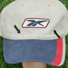 Load image into Gallery viewer, Reebok Embroidered Three Tone Stripe 6-Panel Cap - One Size