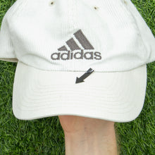 Load image into Gallery viewer, 1999 Adidas Embroidered Corduroy Canvas 6-Panel Cap - One Size