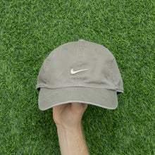 Load image into Gallery viewer, 1998 Nike Small Swoosh Embroidered Grey Two Tone 6-Panel Cap - One Size
