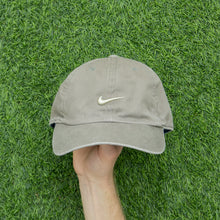 Load image into Gallery viewer, 1998 Nike Small Swoosh Embroidered Grey Two Tone 6-Panel Cap - One Size