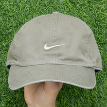 Load image into Gallery viewer, 1998 Nike Small Swoosh Embroidered Grey Two Tone 6-Panel Cap - One Size