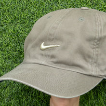 Load image into Gallery viewer, 1998 Nike Small Swoosh Embroidered Grey Two Tone 6-Panel Cap - One Size