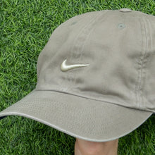 Load image into Gallery viewer, 1998 Nike Small Swoosh Embroidered Grey Two Tone 6-Panel Cap - One Size