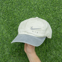 Load image into Gallery viewer, 1996 Nike Air Spell Out Swoosh Embroidered Canvas Two Tone 6-Panel Cap - One Size