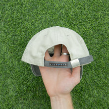 Load image into Gallery viewer, 1996 Nike Air Spell Out Swoosh Embroidered Canvas Two Tone 6-Panel Cap - One Size