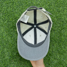 Load image into Gallery viewer, 1996 Nike Air Spell Out Swoosh Embroidered Canvas Two Tone 6-Panel Cap - One Size