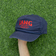 Load image into Gallery viewer, Lang Chevrolet Buick GMC Truck Embroidered Paola, KS Automobile Dealership Promotional Rope Trucker Snapback Cap - One Size