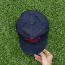 Load image into Gallery viewer, Lang Chevrolet Buick GMC Truck Embroidered Paola, KS Automobile Dealership Promotional Rope Trucker Snapback Cap - One Size