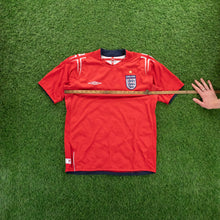 Load image into Gallery viewer, 2004/06 England Umbro Away Football Shirt - M
