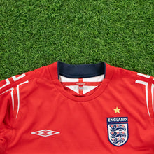 Load image into Gallery viewer, 2004/06 England Umbro Away Football Shirt - M