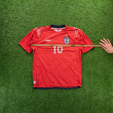 Load image into Gallery viewer, 2004/06 England Michael Owen 10 Umbro Away Football Shirt - L