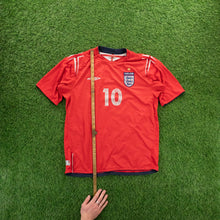 Load image into Gallery viewer, 2004/06 England Michael Owen 10 Umbro Away Football Shirt - L