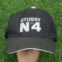 Load image into Gallery viewer, Stussy N4 Large Logo Embroidered 6-Panel Flexfit Fitted Cap - S-M (7 3/8 - 7 1/2)