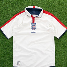 Load image into Gallery viewer, 2003/05 England Umbro Reversible Home Football Shirt - S