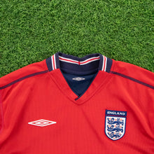 Load image into Gallery viewer, 2002/04 England Umbro Reversible Away Football Shirt - XL