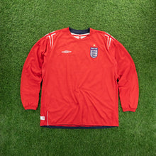 Load image into Gallery viewer, 2004/06 England Umbro Longsleeve Away Football Shirt - XXL