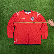 Load image into Gallery viewer, 2004/06 England Umbro Longsleeve Away Football Shirt - XXL