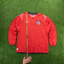 Load image into Gallery viewer, 2004/06 England Umbro Longsleeve Away Football Shirt - XXL