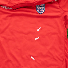 Load image into Gallery viewer, 2004/06 England Umbro Away Football Shirt - XL