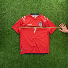Load image into Gallery viewer, 2004/06 England David Beckham 7 Umbro Away Football Shirt - L