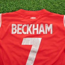 Load image into Gallery viewer, 2004/06 England David Beckham 7 Umbro Away Football Shirt - L