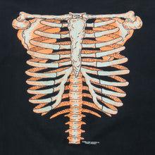 Load image into Gallery viewer, 1991 Rib Cage Glow In The Dark Skeleton Bones Tempe Arizona Brieland Graphics Hanes Halloween Single Stitch Graphic T-Shirt - XL