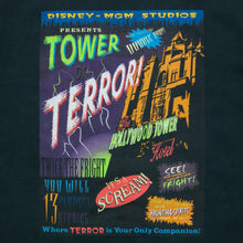 Load image into Gallery viewer, Tower Of Terror Hollywood Tower Hotel Disney MGM Studios Halloween Graphic T-Shirt - L