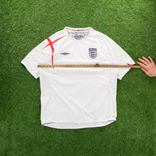Load image into Gallery viewer, 2005/07 England Umbro Home Football Shirt - XXL