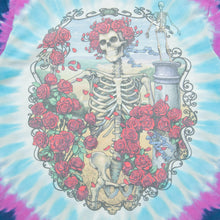 Load image into Gallery viewer, 1995 Grateful Dead Bertha 30th Anniversary Liquid Blue P.Maguire Halloween Double Sided AOP Graphic Tie Dye Single Stitch T-Shirt - L