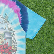 Load image into Gallery viewer, 1995 Grateful Dead Bertha 30th Anniversary Liquid Blue P.Maguire Halloween Double Sided AOP Graphic Tie Dye Single Stitch T-Shirt - L