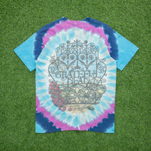 Load image into Gallery viewer, 1995 Grateful Dead Bertha 30th Anniversary Liquid Blue P.Maguire Halloween Double Sided AOP Graphic Tie Dye Single Stitch T-Shirt - L
