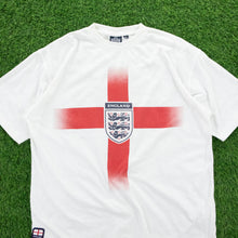 Load image into Gallery viewer, England Admiral St.George’s Flag Graphic Football T-Shirt - XL